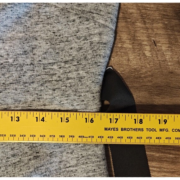 J.Crew Dress Womens 6 Heather Gray Sleeveless Midi A-Line Knit Belted Back Zip - Picture 12 of 14